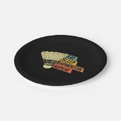 Badminton Retro  Papieren Bordje (Gekanteld)