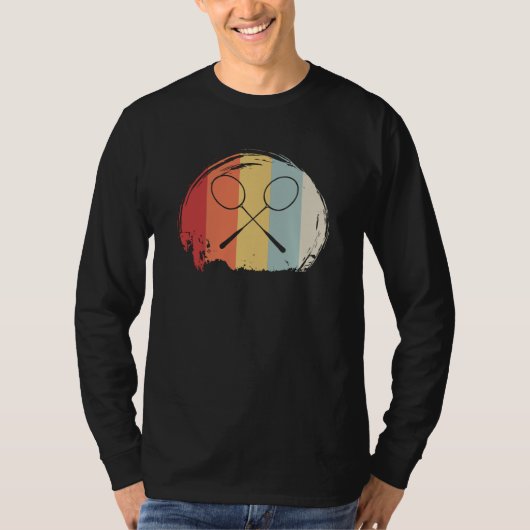 Badminton Retro T-shirt (Voorkant)