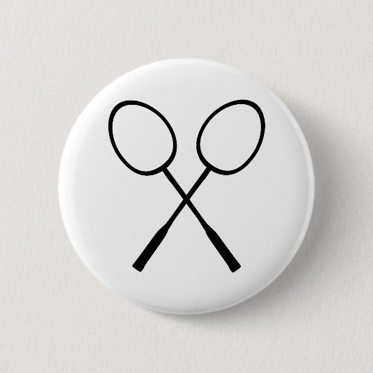 Badminton Ronde Button 5,7 Cm (Voorkant)