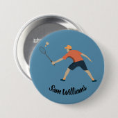 Badminton Ronde Button 7,6 Cm (Voorkant /achterkant)