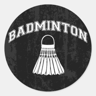 Badminton Ronde Sticker