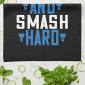 Badminton - rustig houden en hard slaan theedoek (Gevouwen)