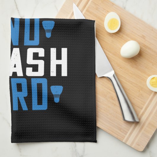 Badminton - rustig houden en hard slaan theedoek (Quarter Fold)