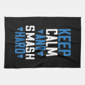 Badminton - rustig houden en hard slaan theedoek (Horizontaal)