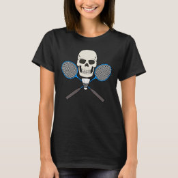 BADMINTON Schedel Piraten Jolly Roger T-shirt ontw
