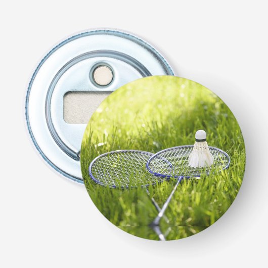 Badminton Set to Go Button Flesopener (Voorkant)