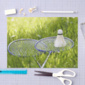Badminton Set to Go Tissuepapier (Craft)