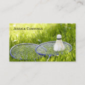 Badminton Set to Go Visitekaartje (Voorkant)