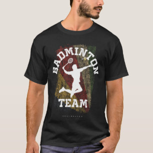 Badminton Seychellen Net Games Player Badminton T-shirt