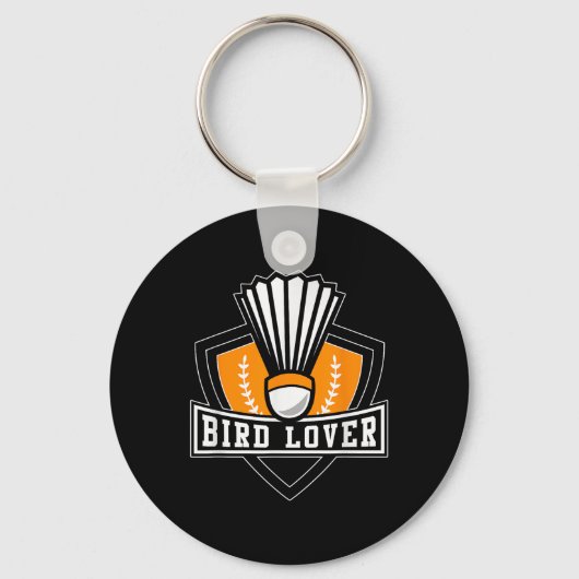Badminton shirt Funny Bird Liefhebber Badminton Sp Sleutelhanger (Voorkant)