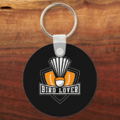 Badminton shirt Funny Bird Liefhebber Badminton Sp Sleutelhanger (Voorkant)