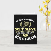 Badminton Shirt Joke Soft Serve Quote Badminton Pl Kaart (Gele Bloem)
