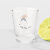 Badminton Shot Glas (Achterkant)