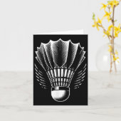 Badminton Shuttle Badminton Lover Kaart (Gele Bloem)