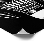 Badminton Shuttle Badminton Lover Minimalist Poster (Hoek)