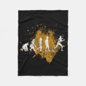 Badminton Shuttle Badminton Player Evolution Fleece Deken (Voorkant)
