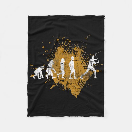 Badminton Shuttle Badminton Player Evolution Fleece Deken (Voorkant)