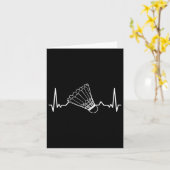 Badminton Shuttle Court Game Sport Hartslag Badmi Kaart (Gele Bloem)