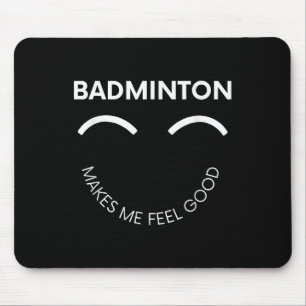 Badminton Shuttle Court Racket Sport voelt goed aa Muismat
