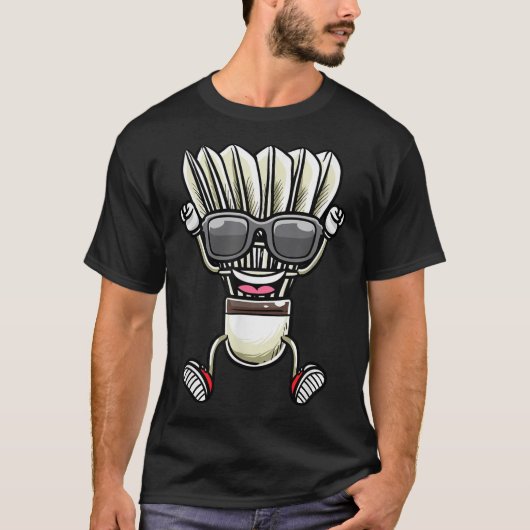Badminton Shuttle Dancing  T-shirt (Voorkant)