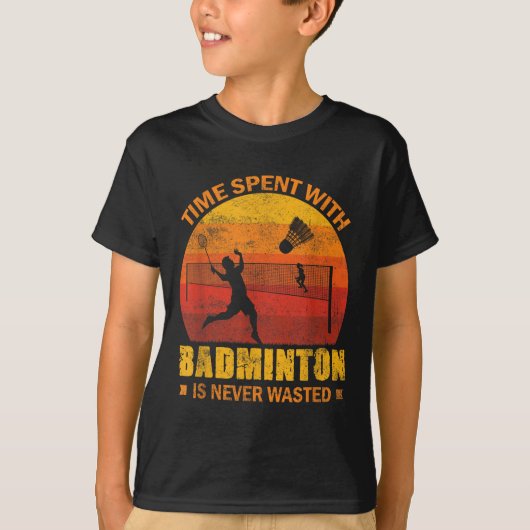 Badminton Shuttle Dancing  T-shirt (Voorkant)