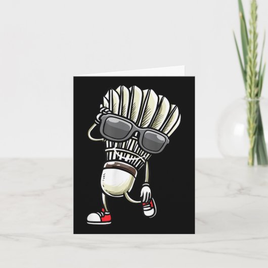 Badminton Shuttle Dansen  Kaart (Voorkant)