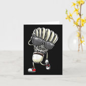 Badminton Shuttle Dansen  Kaart (Gele Bloem)