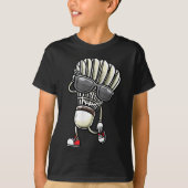 Badminton Shuttle Dansen  T-shirt (Voorkant)