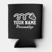 Badminton shuttle dink shot aangepaste sporten blikjeskoeler (Voorkant)