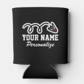 Badminton shuttle dink shot aangepaste sporten blikjeskoeler (Achterkant)