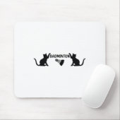 Badminton Shuttle en Katten - Cool Badminton Shutt Muismat (Met muis)