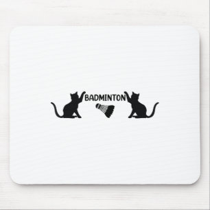 Badminton Shuttle en Katten - Cool Badminton Shutt Muismat