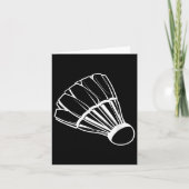 Badminton Shuttle Game Indoor Sports Kaart (Voorkant)