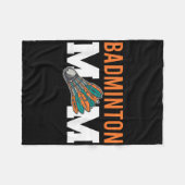 Badminton Shuttle Gezegden Fleece Deken (Voorkant (Horizontaal))