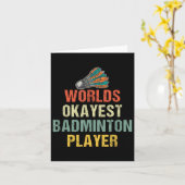 Badminton Shuttle Gezegden Kaart (Gele Bloem)