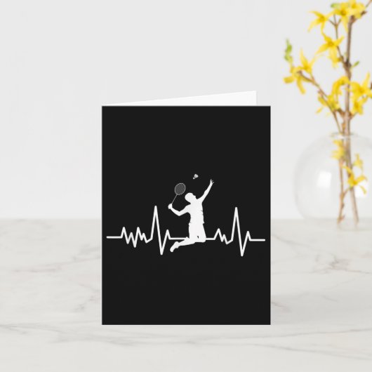 Badminton Shuttle Gezegden Kaart (Gele Bloem)