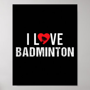 Badminton Shuttle Gezegden Poster