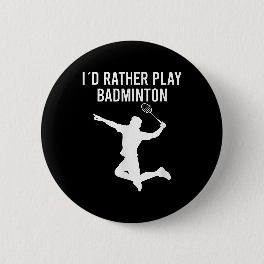 Badminton Shuttle Gezegden Ronde Button 5,7 Cm (Voorkant)
