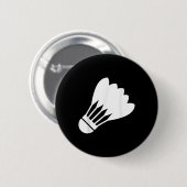 Badminton Shuttle Grappige Sport Speler Cool Cadea Ronde Button 5,7 Cm (Voorkant /achterkant)