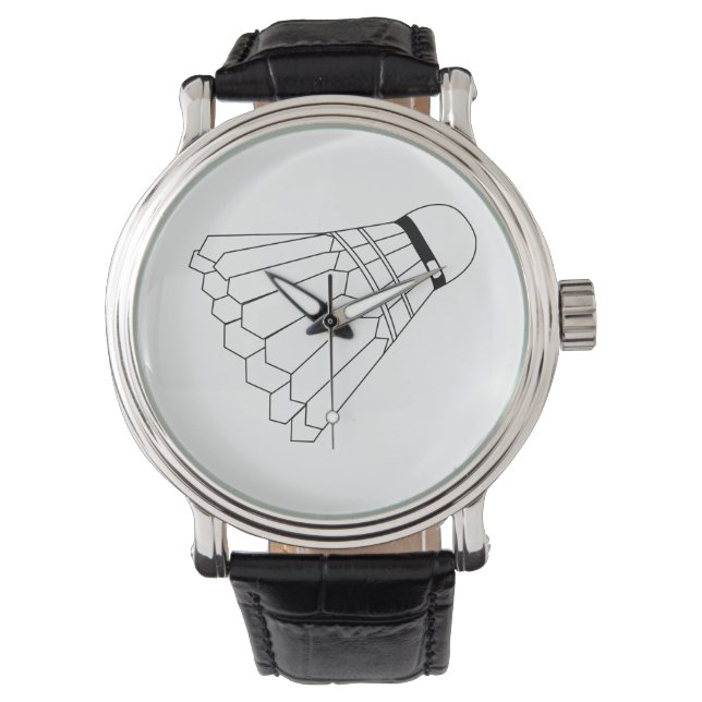Badminton Shuttle Horloge (Voorkant)