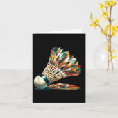 Badminton shuttle  kaart (Gele Bloem)