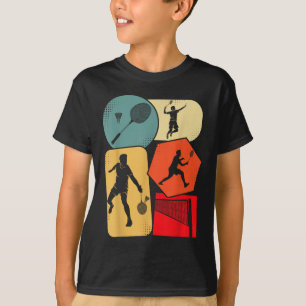 Badminton Shuttle Kinderen Jongens Jeugd Mannen T-shirt
