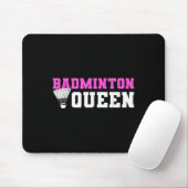 Badminton Shuttle Liefhebber Badminton Speler Muismat (Met muis)