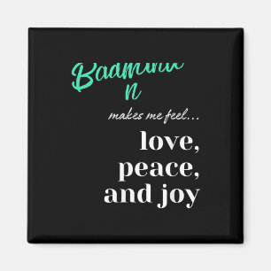 Badminton Shuttle Love Peace Joy Racket Sport Magneet