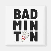 Badminton shuttle magneet (Voorkant)
