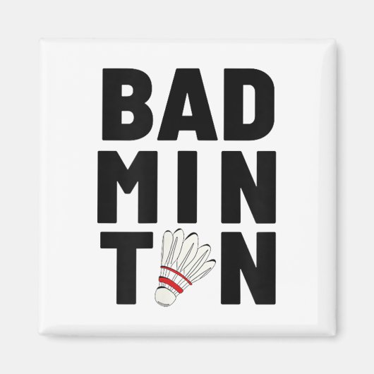 Badminton shuttle magneet (Voorkant)