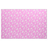 Badminton shuttle meisjes naam roze stof (Fat Quarter)