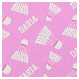 Badminton shuttle meisjes naam roze stof
