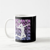 Badminton Shuttle Meisjes Vrouwen Koffiemok (Links)