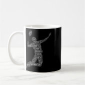 Badminton Shuttle Player Koffiemok (Links)
